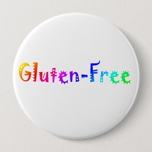 Badge Rond 10 Cm Le gluten libèrent (Devant)