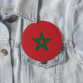 Badge Rond 10 Cm Le Maroc, Maroc (En situation)