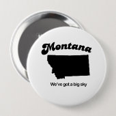 Badge Rond 10 Cm Le Montana - grand ciel (Devant & derrière)