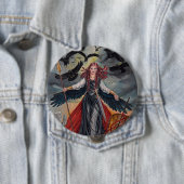 Badge Rond 10 Cm Le Morrigan (En situation)