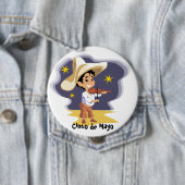 Badge Rond 10 Cm Le musicien - (En situation)