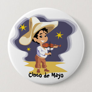 Badge Rond 10 Cm Le musicien -