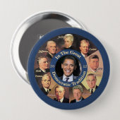 Badge Rond 10 Cm Le Président Obama 2012 (Devant & derrière)