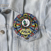 Badge Rond 10 Cm Le président Paul en 2012 (En situation)