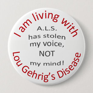 Badge Rond 10 Cm Le SAL a volé ma voix