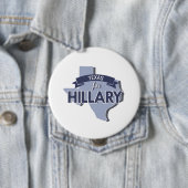 BADGE ROND 10 CM LE TEXAS POUR HILLARY - .PNG (En situation)