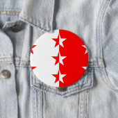 Badge Rond 10 Cm Le Valais, Suisse (En situation)