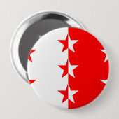 Badge Rond 10 Cm Le Valais, Suisse (Devant & derrière)
