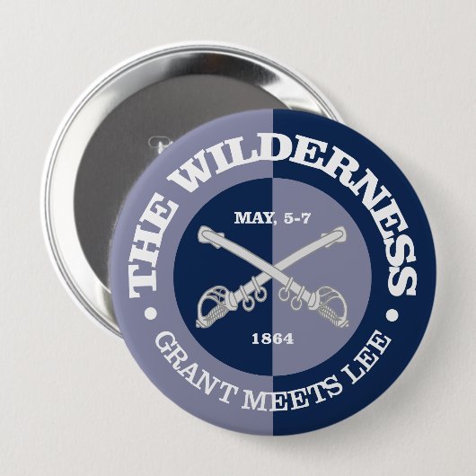 Badge Rond 10 Cm Le Wilderness (B&G) (Devant & derrière)