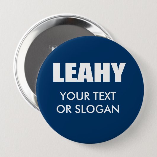 BADGE ROND 10 CM LEAHY 2010 (Devant & derrière)