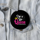 Badge Rond 10 Cm Leo Anniversaire Reine Astrologie Zodiac juillet a (En situation)