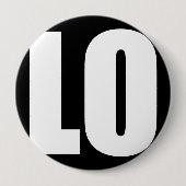 BADGE ROND 10 CM LO(VE) (Devant)
