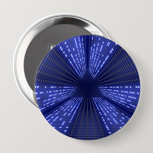 Badge Rond 10 Cm lumière brillante (Devant & derrière)