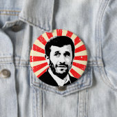Badge Rond 10 Cm Mahmoud Ahmadinejad (En situation)