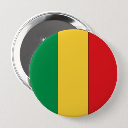 Badge Rond 10 Cm Mali (Devant & derrière)