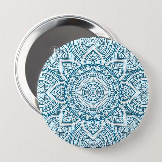 Badge Rond 10 Cm Mandala (Devant & derrière)