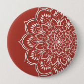 Badge Rond 10 Cm Mandala boho bohemian (Devant)
