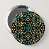 Badge Rond 10 Cm Mandala Inspiration 6 (Devant & derrière)