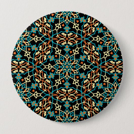 Badge Rond 10 Cm Mandala Inspiration 6 (Devant)