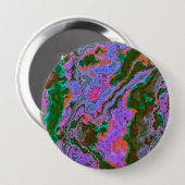 Badge Rond 10 Cm Marbre aigre (Devant & derrière)
