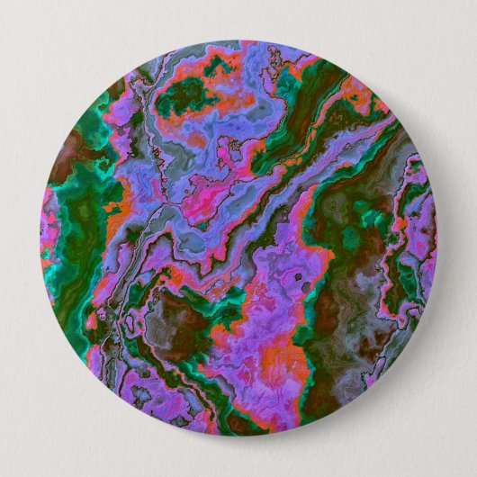 Badge Rond 10 Cm Marbre aigre (Devant)