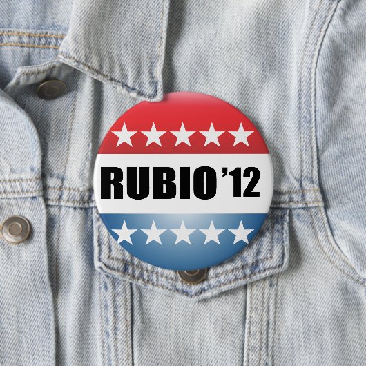 BADGE ROND 10 CM MARCO RUBIO (En situation)