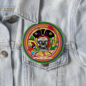Badge Rond 10 Cm Mardi gras (En situation)