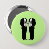 Badge Rond 10 Cm Mariage homosexuel (Devant & derrière)