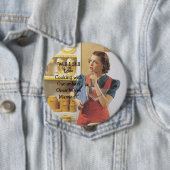 Badge Rond 10 Cm Mariage ou concombres ? (En situation)