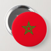 Badge Rond 10 Cm Maroc (Devant & derrière)