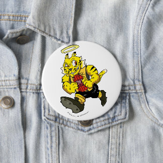 Badge Rond 10 Cm Mascotte des GGFL EY Tigers