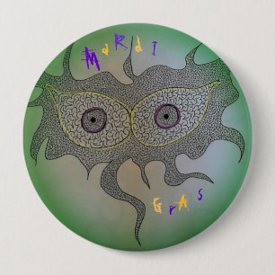 Badge Rond 10 Cm Masque jamais débordant