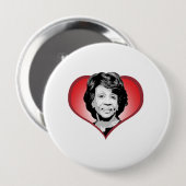 Badge Rond 10 Cm Maxine arrose le coeur - (Devant & derrière)