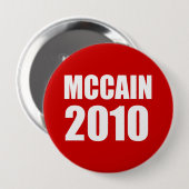 BADGE ROND 10 CM MCCAIN 2010 (Devant & derrière)