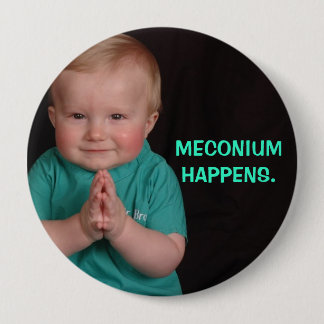BADGE ROND 10 CM MECONIUM SE PRODUIT