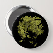 Badge Rond 10 Cm Mère Nature (Devant & derrière)