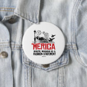 Badge Rond 10 Cm 'Merica - où la victoire est une déclaration de mo (En situation)