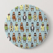 Badge Rond 10 Cm Messieurs (Devant)