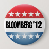 BADGE ROND 10 CM MICHAEL BLOOMBERG (Devant)