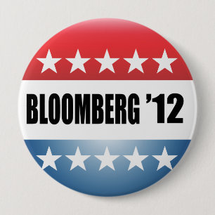 BADGE ROND 10 CM MICHAEL BLOOMBERG