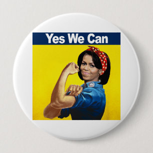 Badge Rond 10 Cm MICHELLE le RIVEUR - OUI NOUS CAN.png