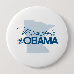 Badge Rond 10 Cm Minnesota pour Obama.png