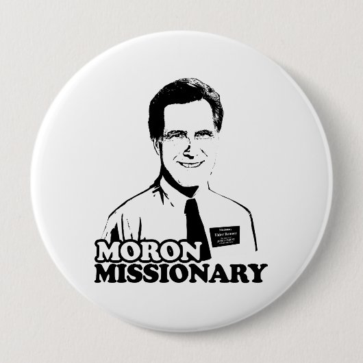 BADGE ROND 10 CM MISSIONNAIRE ROMNEY DE DÉBILE (Devant)