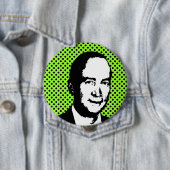 Badge Rond 10 Cm Mitch Daniels 2012 (En situation)