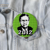 Badge Rond 10 Cm Mitch Mcconnell 2012 (En situation)