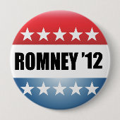 BADGE ROND 10 CM MITT ROMNEY (Devant)