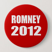 BADGE ROND 10 CM MITT ROMNEY 2012 (Devant)