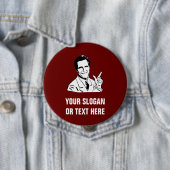 Badge Rond 10 Cm Mitt Romney parlant (En situation)