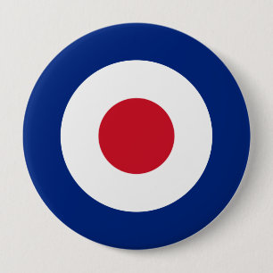 Badge Rond 10 Cm Mod - Roundel classique - Cible de tir à l'arc po