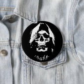 Badge Rond 10 Cm Moissonneuse d'âmes : la peur incarne (En situation)